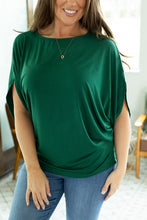 Load image into Gallery viewer, Darcy Dolman Top - Forest Green | Women&#39;s Flowy Top
