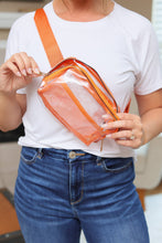 Load image into Gallery viewer, Clear Crossbody Bag in Orange
