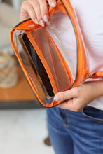 Load image into Gallery viewer, Clear Crossbody Bag in Orange
