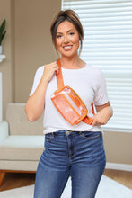 Load image into Gallery viewer, Clear Crossbody Bag in Orange
