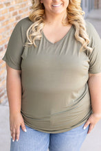 Load image into Gallery viewer, Chloe Cozy Short Sleeve Tee - Olive
