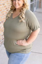 Load image into Gallery viewer, Chloe Cozy Short Sleeve Tee - Olive
