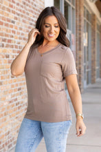 Load image into Gallery viewer, Sophie Pocket Short Sleeve Tee - Mocha
