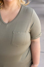 Load image into Gallery viewer, Sophie Pocket Short Sleeve Tee - Olive
