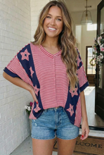 Load image into Gallery viewer, Stars and Stripes Forever Oversized Top

