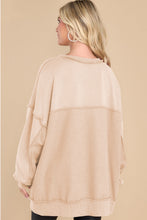 Load image into Gallery viewer, Exposed Seam Long Sleeve Sweatshirt (multiple color options)
