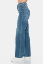 Load image into Gallery viewer, Judy Blue Tummy Control Cut Raw Hem Straight Jeans
