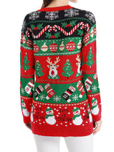 Load image into Gallery viewer, Reindeer Button Up Long Sleeve Cardigan (multiple color options)
