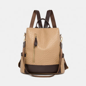 PU Leather Backpack Bag (multiple color options)