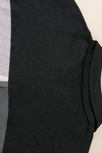 Load image into Gallery viewer, Color Block Collared Neck Long Sleeve Top  (multiple color options)
