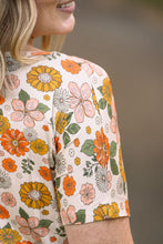 Load image into Gallery viewer, Chloe Cozy Tee - Fall Boho Floral
