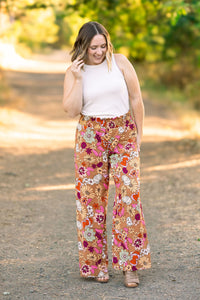 Presley Palazzo Pants - Boho Floral