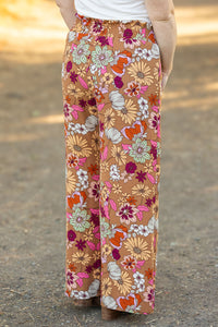 Presley Palazzo Pants - Boho Floral