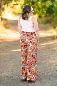 Presley Palazzo Pants - Boho Floral