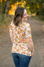 Load image into Gallery viewer, Chloe Cozy Tee - Fall Boho Floral
