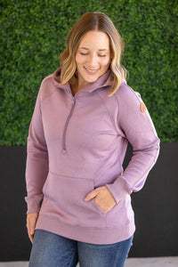 Scuba HalfZip Hoodie - Lavender