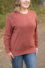 Load image into Gallery viewer, Corrine Ribbed Pullover Top - Terra Cotta
