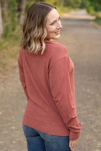 Load image into Gallery viewer, Corrine Ribbed Pullover Top - Terra Cotta
