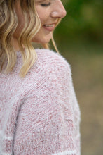 Load image into Gallery viewer, Cozy Striped Sweater - Mauve
