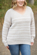 Load image into Gallery viewer, Cozy Striped Sweater - Natural
