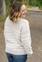 Load image into Gallery viewer, Cozy Striped Sweater - Natural
