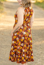 Load image into Gallery viewer, Bailey Dress - Brown Fall Floral
