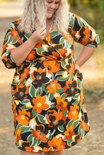 Load image into Gallery viewer, Taylor Dress - Bold Olive Floral
