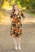 Load image into Gallery viewer, Taylor Dress - Bold Olive Floral
