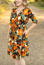 Load image into Gallery viewer, Taylor Dress - Bold Olive Floral
