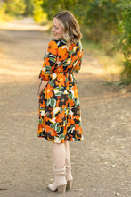 Load image into Gallery viewer, Taylor Dress - Bold Olive Floral
