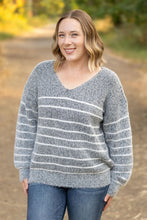 Load image into Gallery viewer, Cozy Striped Sweater - Black
