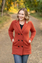 Load image into Gallery viewer, Scarlett Sweater Jacket - Pumpkin
