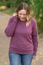 Load image into Gallery viewer, Corrine Ribbed Pullover Top - Plum
