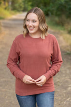 Load image into Gallery viewer, Corrine Ribbed Pullover Top - Terra Cotta
