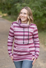 Load image into Gallery viewer, Soft Funnel Neck in Berry Serape
