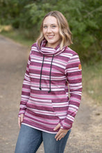 Load image into Gallery viewer, Soft Funnel Neck in Berry Serape
