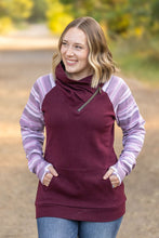 Load image into Gallery viewer, Classic Zoey ZipCowl Sweatshirt in Berry Serape
