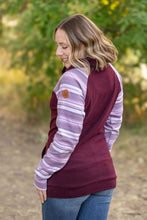 Load image into Gallery viewer, Classic Zoey ZipCowl Sweatshirt in Berry Serape
