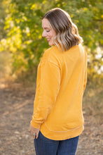 Load image into Gallery viewer, Vintage Wash Pullover - Mustard
