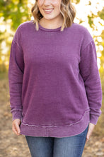 Load image into Gallery viewer, Vintage Wash Pullover - Purple
