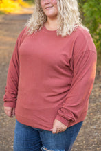 Load image into Gallery viewer, Corrine Ribbed Pullover Top - Terra Cotta
