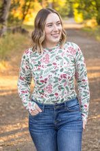 Load image into Gallery viewer, Blair Long Sleeve Top in Holiday Berry
