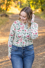 Load image into Gallery viewer, Blair Long Sleeve Top in Holiday Berry
