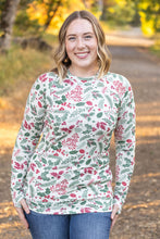 Load image into Gallery viewer, Blair Long Sleeve Top in Holiday Berry
