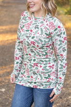 Load image into Gallery viewer, Blair Long Sleeve Top in Holiday Berry
