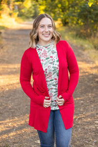 Blair Long Sleeve Top in Holiday Berry