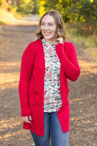 Blair Long Sleeve Top in Holiday Berry