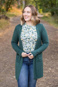 Blair Long Sleeve Top in Green Floral