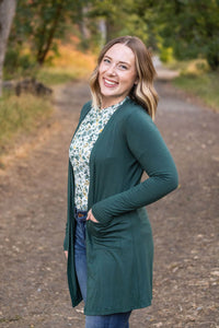 Blair Long Sleeve Top in Green Floral