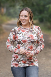 Blair Long Sleeve Top in Floral Sunset